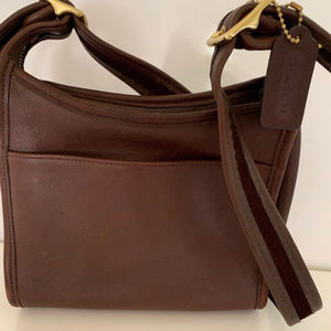 Vintage Leather Coach Handbag